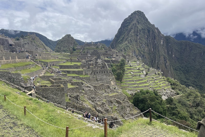 The view from circuit 3-b at Machu Picchu.